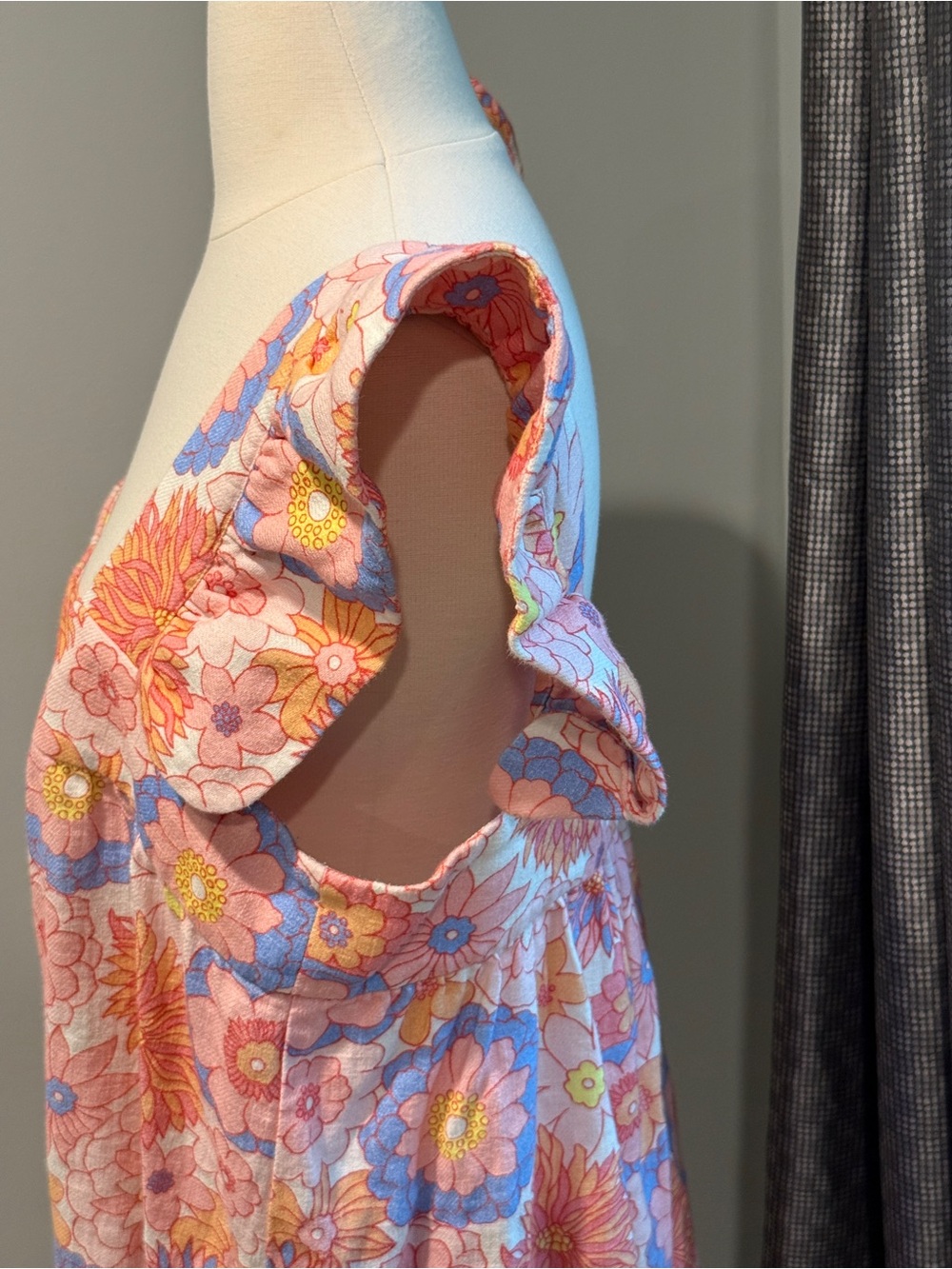 Tuckernuck Pink Floral Ruffle-Sleeve Sundress BabyDoll - Picture 4 of 12